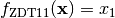 f_{\text{ZDT1}1}(\mathbf{x}) = x_1