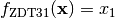 f_{\text{ZDT3}1}(\mathbf{x}) = x_1