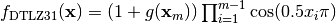 f_{\text{DTLZ3}1}(\mathbf{x}) = (1 + g(\mathbf{x}_m)) \prod_{i=1}^{m-1} \cos(0.5x_i\pi)